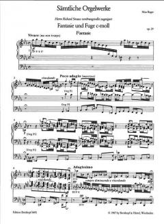 Sämtliche Orgelwerke in 7 Bänden Band 1 von Max Reger im Alle Noten Shop kaufen