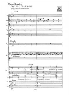Dal Filo D'arianna per Pianoforte e 11 Esecutori 