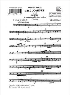 Nisi Dominus RV 608 Salmo 126 per C. e Orchestra von Antonio Vivaldi im Alle Noten Shop kaufen (Stimmensatz)