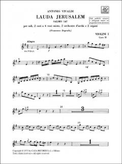 Lauda Jerusalem Psalm 147 Per 4 S. 2 Cori a 4 Voci (Antonio Vivaldi) 