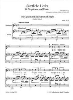 Sämtliche Lieder Band 1 von Clara Schumann 