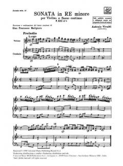 Sonate D-Moll F 13/9 T 367 von Antonio Vivaldi 