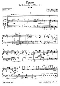 Violoncellokonzert h-moll op. 104 von Antonín Dvorák im Alle Noten Shop kaufen
