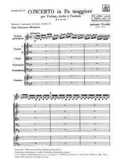 Concerto F-Dur F 1/167 T 357 RV 292 (Antonio Vivaldi) 
