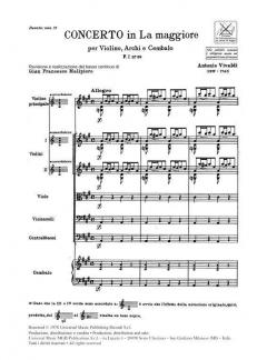 Concerto A-Dur F 1/39 T 100 RV 343 (Antonio Vivaldi) 