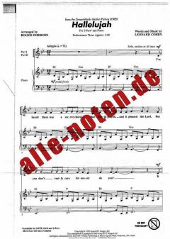 Hallelujah von Leonard Cohen (Download) 