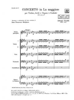 Concerto A-Dur F 1/51 T 126 (Antonio Vivaldi) 