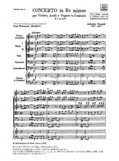 Concerto D-Moll F 1/56 Op. 9/8 T 131 (Antonio Vivaldi) 