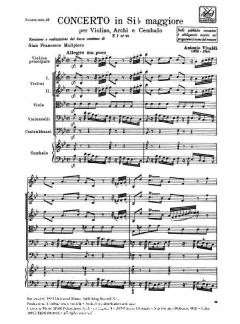 Concerto B-Dur F 1/69 T 163 RV 365 (Antonio Vivaldi) 