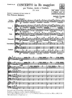 Concerto D-Dur F 1/80 T 174 RV 225 (Antonio Vivaldi) 