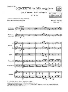 Concerto Es-Dur F 1/101 T 210 (Antonio Vivaldi) 