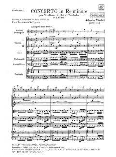 Concerto D-Moll F 1/113 T 258 RV 235 (Antonio Vivaldi) 