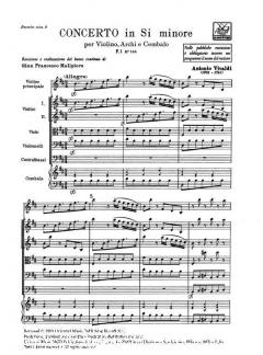 Concerto H-Moll F 1/144 T 326 RV 384 (Antonio Vivaldi) 