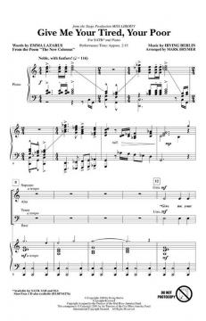 Give Me Your Tired, Your Poor (Irving Berlin) 