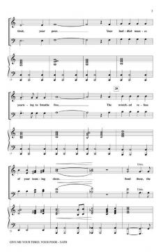 Give Me Your Tired, Your Poor (Irving Berlin) 
