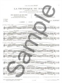 Technique Du Hautbois Par Etude Rationelle Des Gammes Vol.1 von Louis Bleuzet 