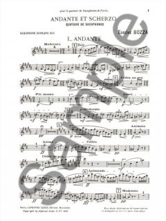 Andante et Scherzo von Eugene Bozza 