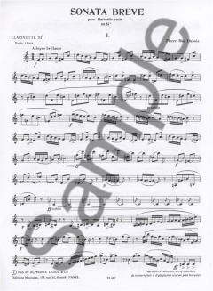 Sonata Breve von Pierre Max Dubois 