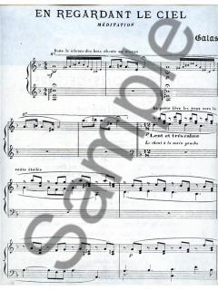 En Regardant Le Ciel von C. Galos für Klavier im Alle Noten Shop kaufen