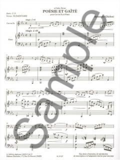Poesie et Gaite von Armando Ghidoni für Horn und Klavier