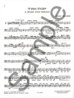 Tim-Top (12 Etudes) von Frederic Macarez 