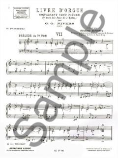 Livre D Orgue No.1 Vol.2 / Orgue von Guillaume Gabriel Nivers 