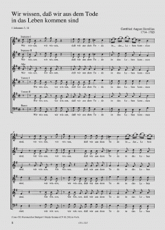 Christus kömmt her; Wir wissen (Gottfried August Homilius) 