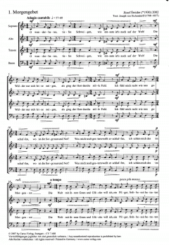 Swider: Drei Eichendorff-Chorlieder von Józef Swider (Download) 