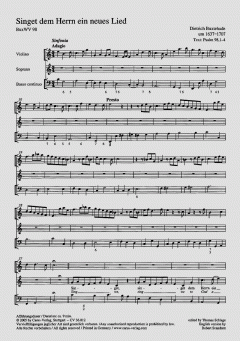 Singet dem Herrn ein neues Lied von Dietrich Buxtehude 