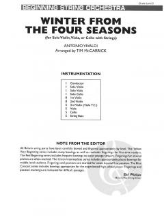 Winter from the Four Seasons von Antonio Vivaldi (Download) 
