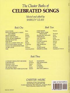 The Chester Book Of Celebrated Songs Book 1 