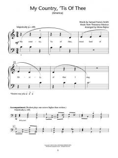 God Bless America And Other Patriotic Piano Solos Level 2 
