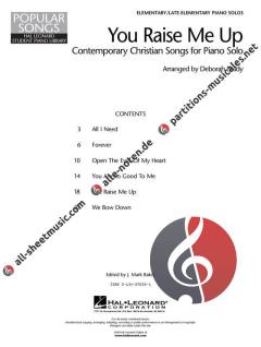 You Raise Me Up: Contemporary Christian Songs 