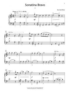 Sonatina Bravo von Carol Klose 