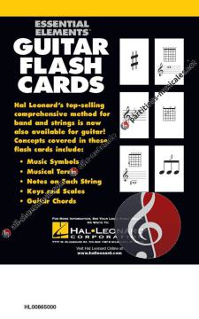 Essential Elements Guitar Flash Cards 