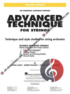 Essential Elements: Advanced Technique for Strings von Robert Gillespie 