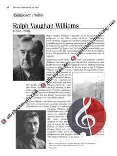 Essential Musicianship For Band: Masterwork Studies 