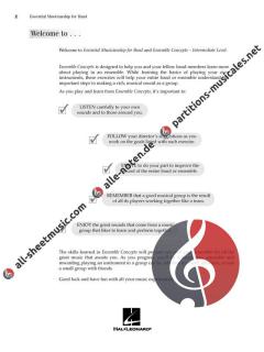 Ensemble Concepts For Band (Intermediate Level) (John Benzer) 