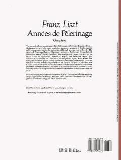Annees De Pelerinage Complete von Franz Liszt 