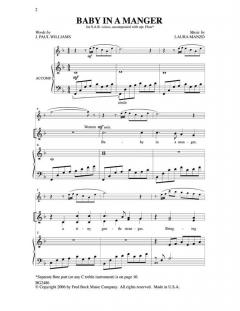 Baby In A Manger (J. Paul Williams) 