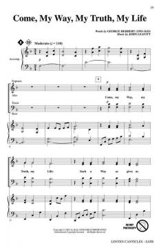Lenten Canticles 