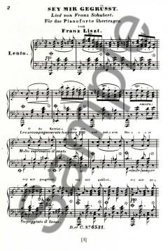 Schubert Song Transcriptions for Solo Piano Series 1 von Franz Liszt 