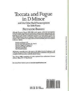 Toccata and Fugue in D Minor von Johann Sebastian Bach 