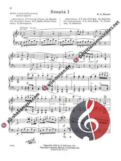 19 Sonatas for The Piano Book 1 von Wolfgang Amadeus Mozart 