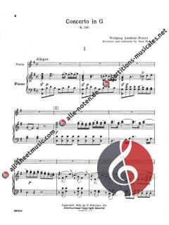 Concerto No. 3 In G von Wolfgang Amadeus Mozart 