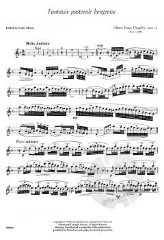 Fantasie Pastorale Hongroise op. 26 von Franz Doppler für Flöte und Klavier im Alle Noten Shop kaufen