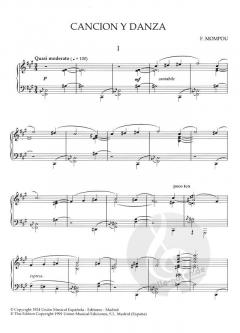 Cancion Y Danza I, II, III, IV von Federico Mompou 
