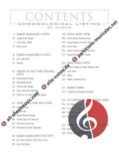 Barry Manilow Anthology 
