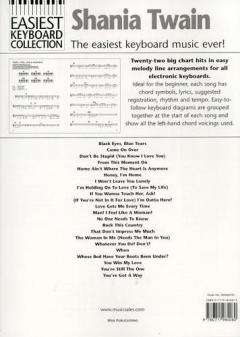 Easiest Keyboard Collection von Shania Twain im Alle Noten Shop kaufen