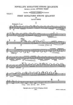 Miniature Quartet No. 1 von David Stone 
